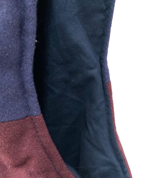 Rugby Ralph Lauren（ラグビーラルフローレン）Rugby Ralph Lauren (ラグビーラルフローレン) ダウンベスト ネイビー×ブラウン サイズ:XLの古着・服飾アイテム