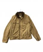 POLO JEANSポロジーンズ）の古着「ボアジップジャケット」｜ベージュ