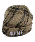 Dimeダイム）の古着「ニット帽」｜オリーブ
