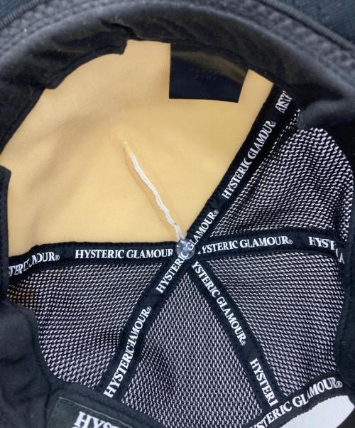 Hysteric Glamour（ヒステリックグラマー）Hysteric Glamour (ヒステリックグラマー) メッシュキャップ ブラック×ホワイトの古着・服飾アイテム