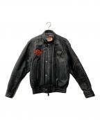 NAKATAKE×HARLEY-DAVIDSONナカタケ×ハーレーダビッドソン）の古着「レザージャケット」｜ブラック