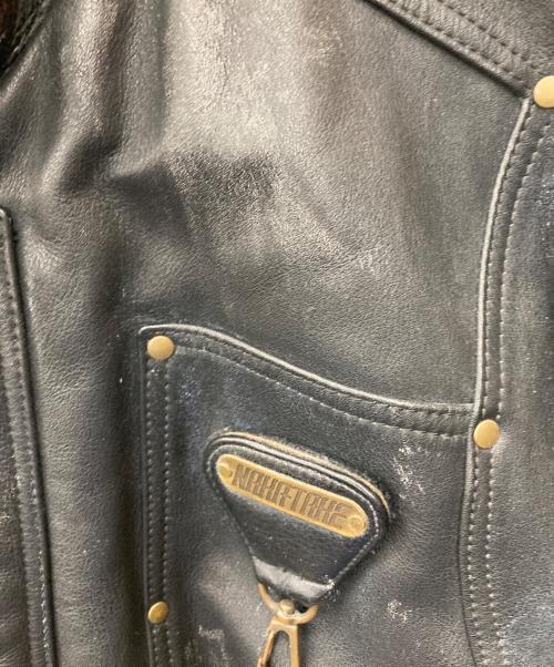 NAKATAKE（ナカタケ）NAKATAKE (ナカタケ) HARLEY-DAVIDSON (ハーレーダビッドソン) レザージャケット ブラック サイズ:LLの古着・服飾アイテム