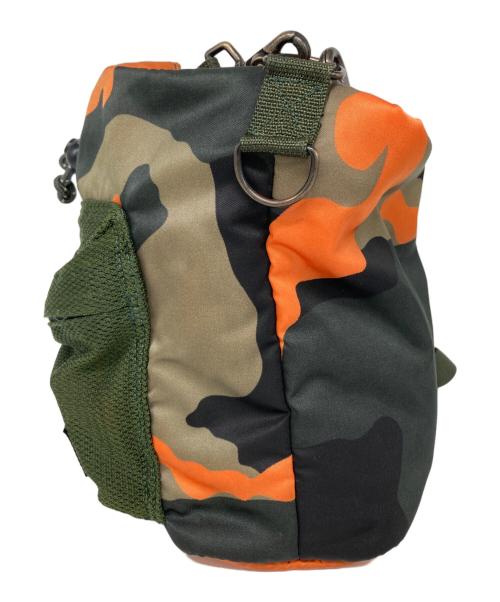 PORTER（ポーター）PORTER (ポーター) バルーンサックメッシュ オリーブ オレンジの古着・服飾アイテム