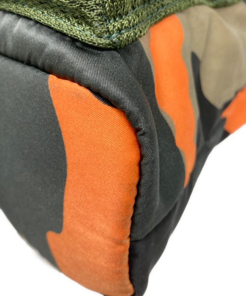 PORTER（ポーター）PORTER (ポーター) バルーンサックメッシュ オリーブ オレンジの古着・服飾アイテム