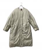 NANGAナンガ）の古着「NO COLLAR DOWN COAT」｜モカ