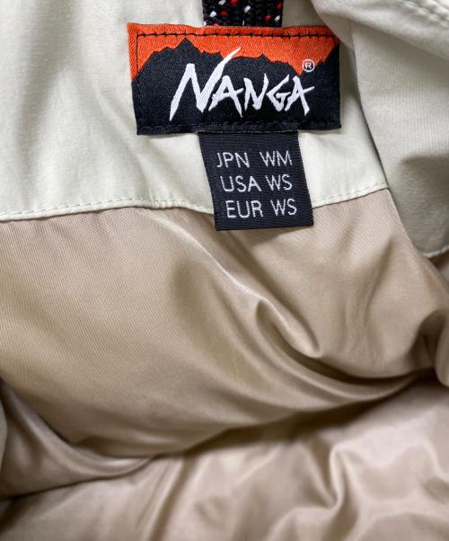 NANGA（ナンガ）NANGA (ナンガ) NO COLLAR DOWN COAT モカ サイズ:WMの古着・服飾アイテム