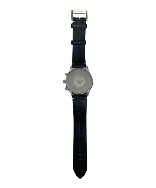 EMPORIO ARMANI（エンポリオ アルマーニ）EMPORIO ARMANI (エンポリオ アルマーニ) クロノグラフ ブラックの古着・服飾アイテム