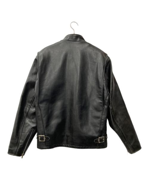 Schott（ショット）Schott (ショット) ボアライナー付シングルライダースジャケット ブラック サイズ:38の古着・服飾アイテム