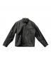 Schott（ショット）の古着「ボアライナー付シングルライダースジャケット」｜ブラック