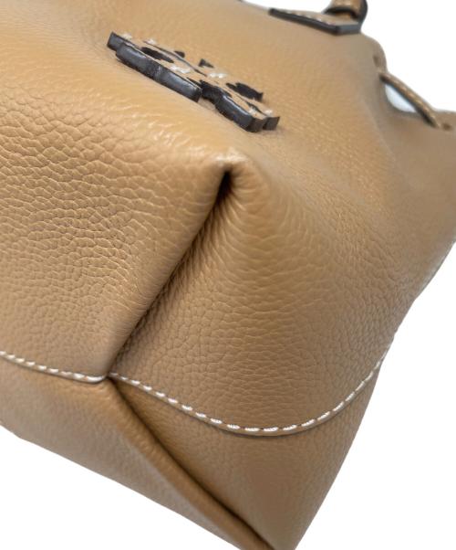 TORY BURCH（トリーバーチ）TORY BURCH (トリーバーチ) MCGRAW SMALL DRAWSTRING SATCHEL ベージュの古着・服飾アイテム