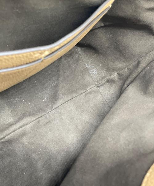 TORY BURCH（トリーバーチ）TORY BURCH (トリーバーチ) MCGRAW SMALL DRAWSTRING SATCHEL ベージュの古着・服飾アイテム