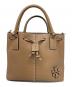 TORY BURCH（トリーバーチ）の古着「MCGRAW SMALL DRAWSTRING SATCHEL」｜ベージュ