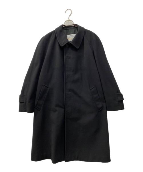 Aquascutum（アクアスキュータム）Aquascutum (アクアスキュータム) カシミヤコート ブラック サイズ:Ｍの古着・服飾アイテム