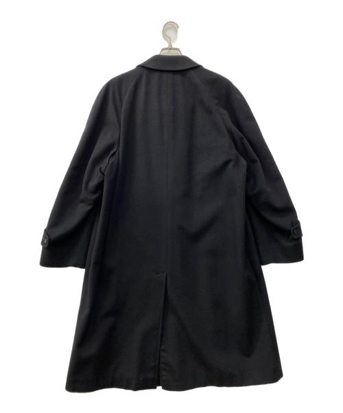 Aquascutum（アクアスキュータム）Aquascutum (アクアスキュータム) カシミヤコート ブラック サイズ:Ｍの古着・服飾アイテム