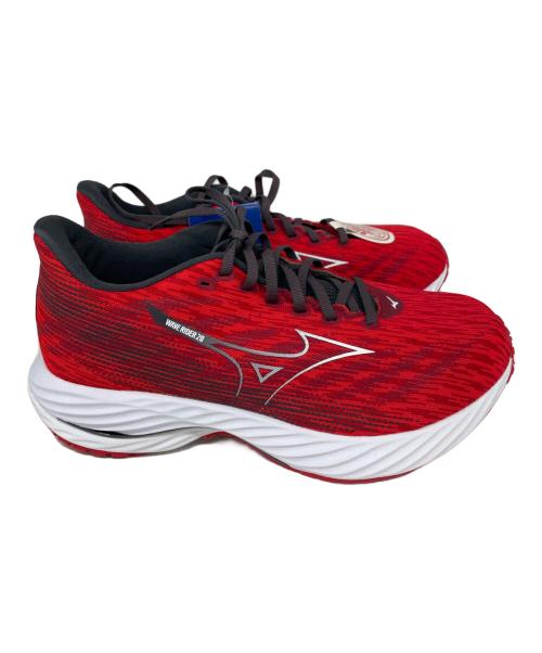 MIZUNO（ミズノ）MIZUNO (ミズノ) WAVE RIDER 28 SW レッド サイズ:27.5cmの古着・服飾アイテム