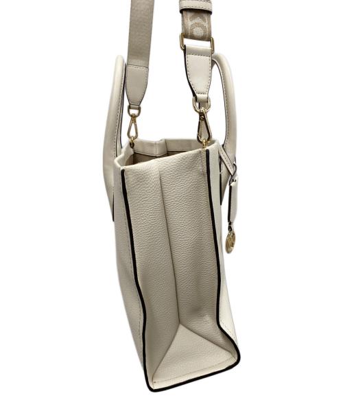 MICHAEL KORS（マイケルコース）MICHAEL KORS (マイケルコース) 2WAYバッグ ベージュの古着・服飾アイテム
