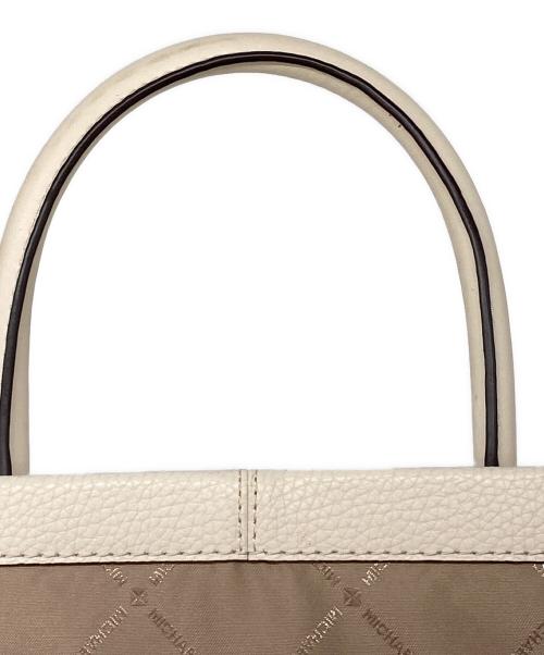 MICHAEL KORS（マイケルコース）MICHAEL KORS (マイケルコース) 2WAYバッグ ベージュの古着・服飾アイテム