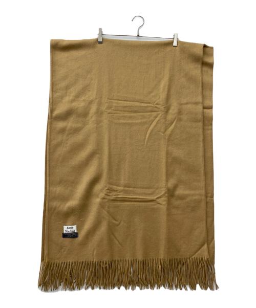 Acne studios（アクネ ストゥディオズ）Acne studios (アクネ ストゥディオズ) ラムウールマフラー ブラウンの古着・服飾アイテム