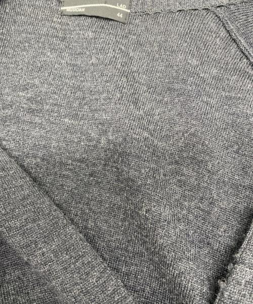 LAD MUSICIAN（ラッドミュージシャン）LAD MUSICIAN (ラッドミュージシャン) 薄手カーディガン ブラック サイズ:44の古着・服飾アイテム