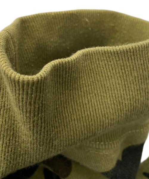 A BATHING APE（アベイシングエイプ）A BATHING APE (アベイシングエイプ) ジップパーカー エイプカモ  グリーン サイズ:2XLの古着・服飾アイテム