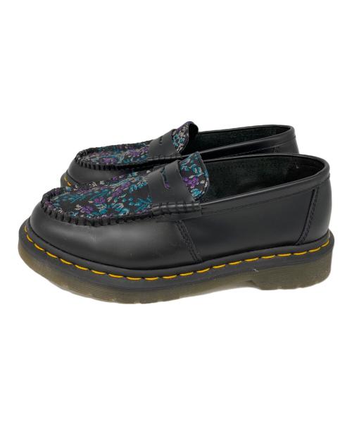 Dr.Martens（ドクターマーチン）Dr.Martens (ドクターマーチン) フローラルジャガード ブラック サイズ:UK5の古着・服飾アイテム