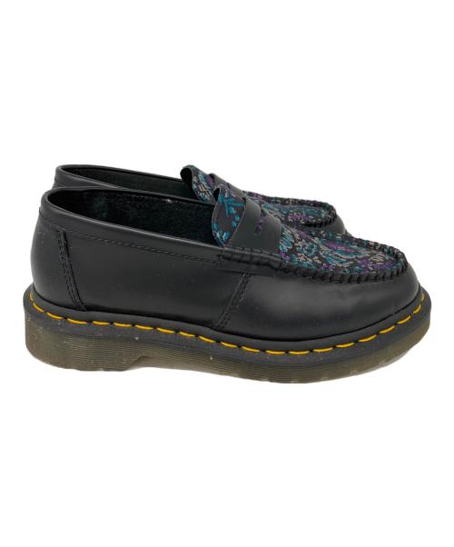 Dr.Martens（ドクターマーチン）Dr.Martens (ドクターマーチン) フローラルジャガード ブラック サイズ:UK5の古着・服飾アイテム