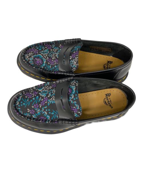 Dr.Martens（ドクターマーチン）Dr.Martens (ドクターマーチン) フローラルジャガード ブラック サイズ:UK5の古着・服飾アイテム
