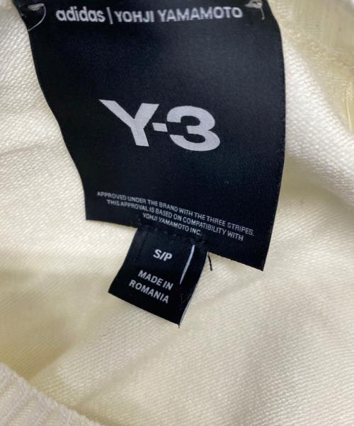 Y-3（ワイスリー）Y-3 (ワイスリー) 薄手ニット ホワイト×グレー サイズ:Sの古着・服飾アイテム