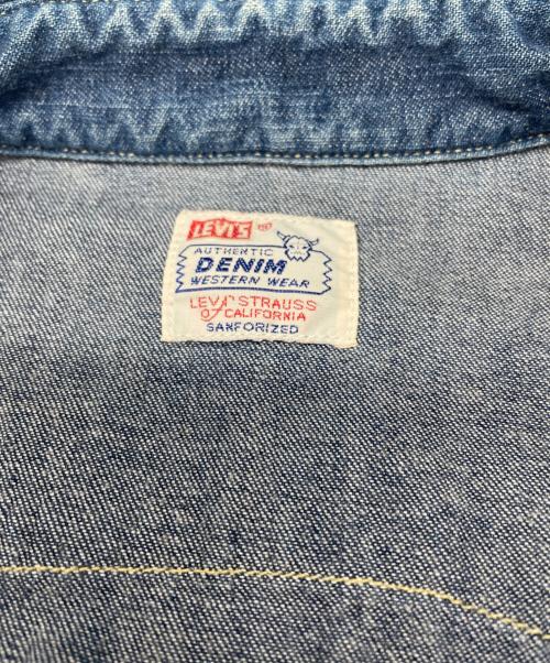 LEVI'S VINTAGE CLOTHING（リーバイス ビンテージ クロージング）LEVI'S VINTAGE CLOTHING (リーバイス ビンテージ クロージング) ショートホーンウエスタンデニムシャツ インディゴ サイズ:44の古着・服飾アイテム
