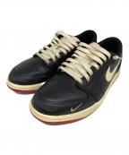 NIKEナイキ）の古着「Air Jordan 1 Retro Low OG "Better With Time"」｜ブラック×ベージュ