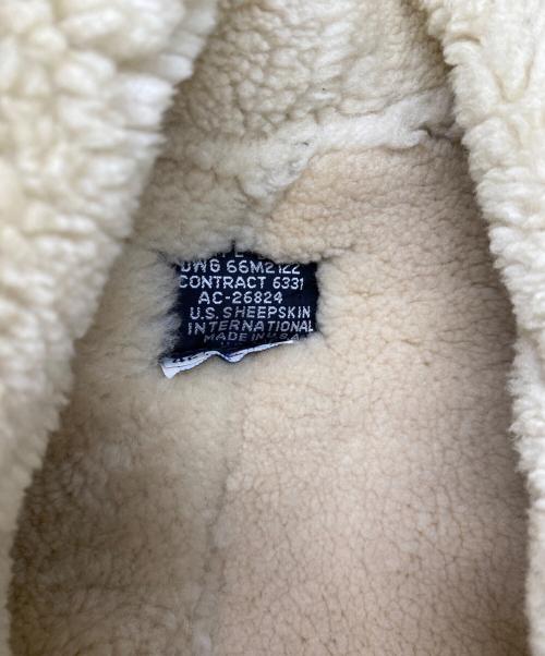 US SHEEPSKIN（USシープスキン）US SHEEPSKIN (USシープスキン) B-3ムートンジャケット ブラウン サイズ:42の古着・服飾アイテム
