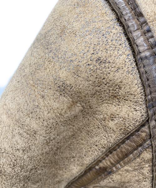 US SHEEPSKIN（USシープスキン）US SHEEPSKIN (USシープスキン) B-3ムートンジャケット ブラウン サイズ:42の古着・服飾アイテム