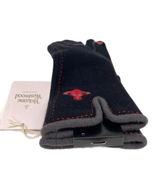 Vivienne Westwood（ヴィヴィアンウエストウッド）Vivienne Westwood (ヴィヴィアンウエストウッド) 手袋 ブラックの古着・服飾アイテム