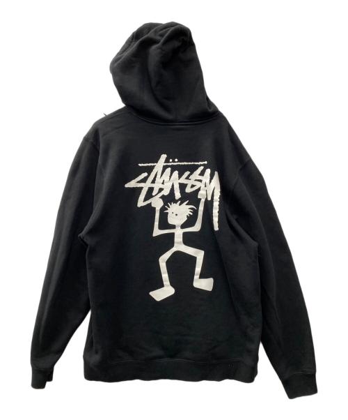 stussy（ステューシー）stussy (ステューシー) シャドーマン ブラック サイズ:Lの古着・服飾アイテム