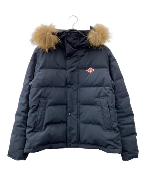 DANTON（ダントン）DANTON (ダントン) ファー付きキルトダウンジャケット ネイビー サイズ:38の古着・服飾アイテム