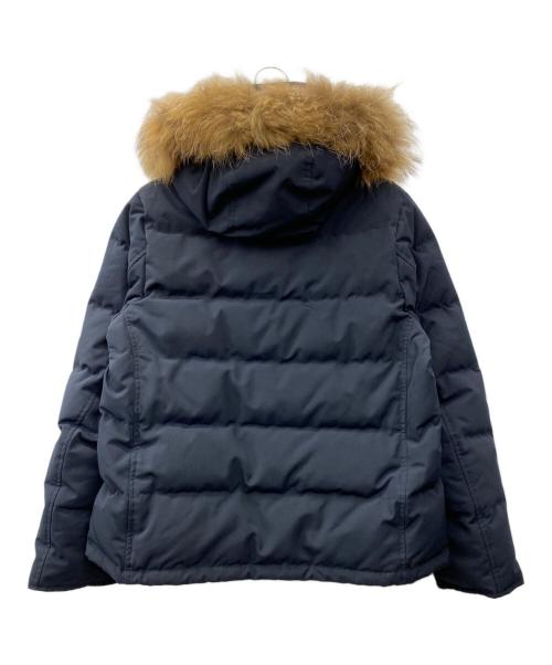 DANTON（ダントン）DANTON (ダントン) ファー付きキルトダウンジャケット ネイビー サイズ:38の古着・服飾アイテム