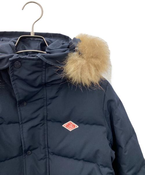 DANTON（ダントン）DANTON (ダントン) ファー付きキルトダウンジャケット ネイビー サイズ:38の古着・服飾アイテム