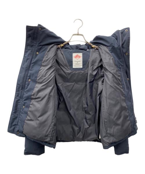 DANTON（ダントン）DANTON (ダントン) ファー付きキルトダウンジャケット ネイビー サイズ:38の古着・服飾アイテム