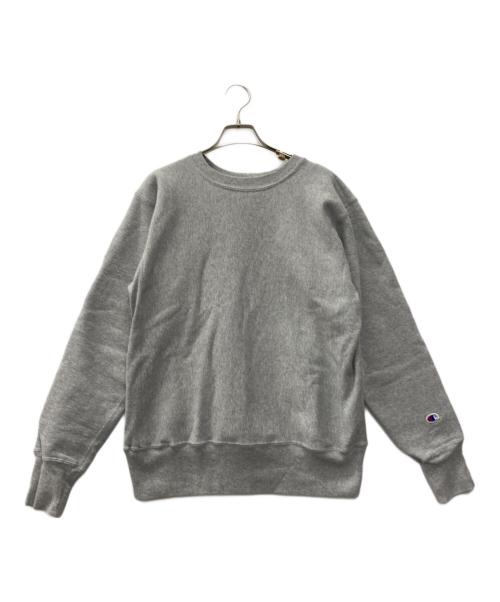 Champion（チャンピオン）Champion (チャンピオン) リバースウィーブクルーネックスウェットシャツ グレー サイズ:Lの古着・服飾アイテム