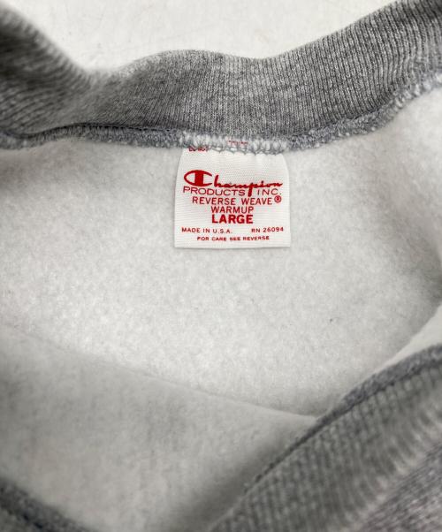 Champion（チャンピオン）Champion (チャンピオン) リバースウィーブクルーネックスウェットシャツ グレー サイズ:Lの古着・服飾アイテム