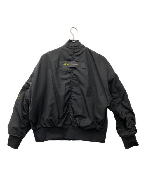 adidas by stella McCartney（アディダス バイ ステラマッカートニー）adidas by stella McCartney (アディダス バイ ステラマッカートニー) ボンバージャケット ブラック サイズ:Lの古着・服飾アイテム
