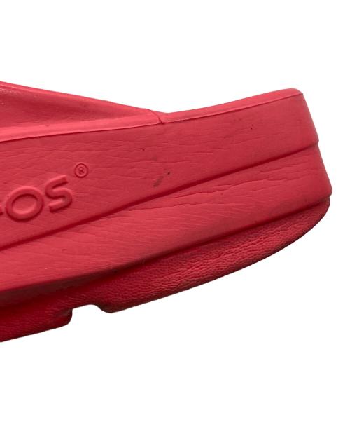 OOFOS（ウーフォス）OOFOS (ウーフォス) リカバリーサンダル レッド サイズ:SIZE 24cmの古着・服飾アイテム