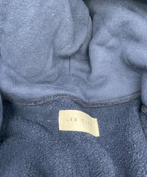 LES TIEN（レスティエン）LES TIEN (レスティエン) ジップパーカー ネイビー サイズ:XSの古着・服飾アイテム