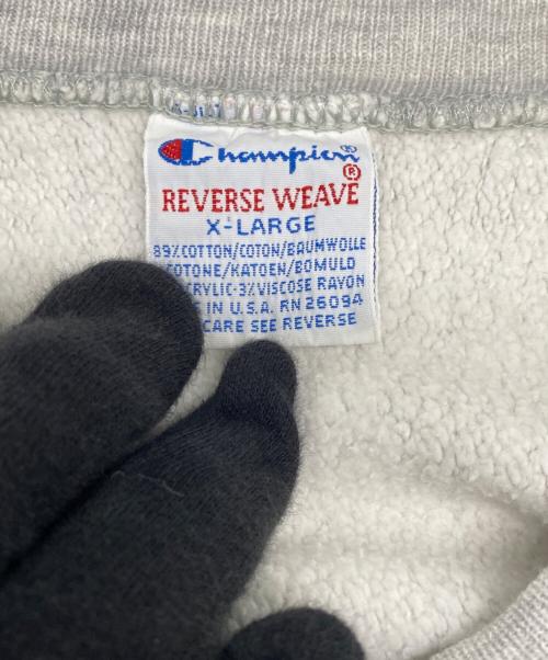 Champion REVERSE WEAVE（チャンピオン リバース ウィーブ）Champion REVERSE WEAVE (チャンピオン リバース ウィーブ) スウェット グレー サイズ:XLの古着・服飾アイテム