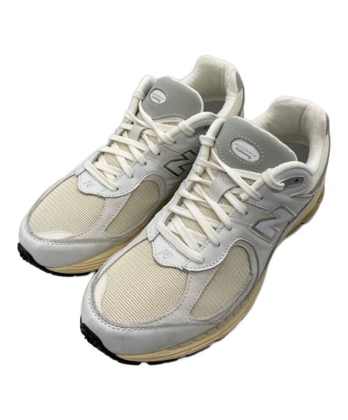 NEW BALANCE（ニューバランス）NEW BALANCE (ニューバランス) ローカットスニーカー ベージュ×ホワイト サイズ:SIZE 28cmの古着・服飾アイテム