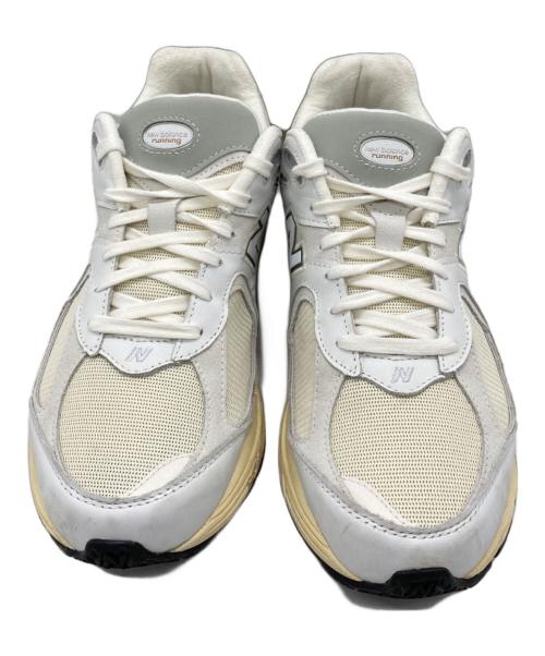NEW BALANCE（ニューバランス）NEW BALANCE (ニューバランス) ローカットスニーカー ベージュ×ホワイト サイズ:SIZE 28cmの古着・服飾アイテム