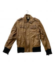 DIESEL（ディーゼル）の古着「レザージャケット」｜ブラウン
