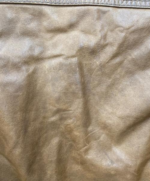 DIESEL（ディーゼル）DIESEL (ディーゼル) レザージャケット ブラウン サイズ:Ｍの古着・服飾アイテム