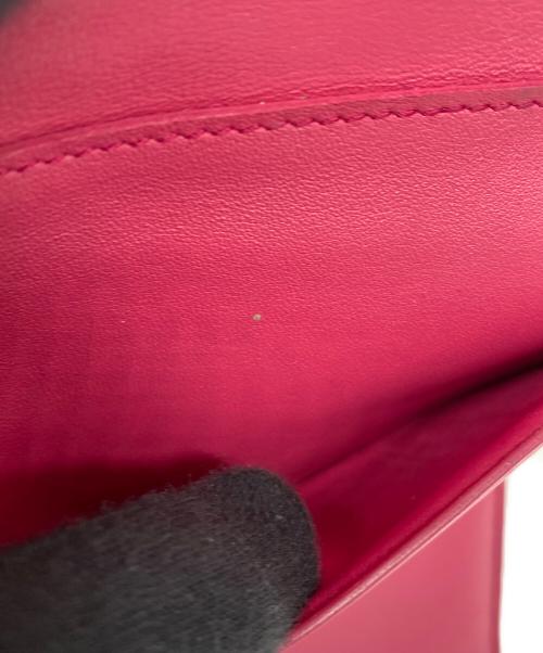 LOUIS VUITTON（ルイ ヴィトン）LOUIS VUITTON (ルイ ヴィトン) ポルトフォイユ・カプシーヌ コンパクト ブラック×ピンクの古着・服飾アイテム
