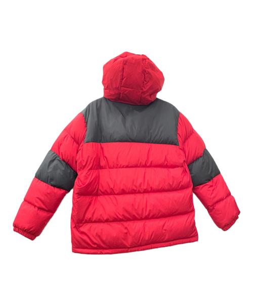 Quiksilver（クイックシルバー）Quiksilver (クイックシルバー) ダウンジャケット レッド×ブラック サイズ:Lの古着・服飾アイテム